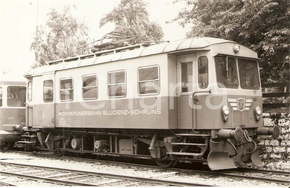 Cartolina originale da collezione 1970 AUSTRIA Montafonerbahn BLUDENZ  SCHRUNS Treno ET 10102 rw Cartolina SLEZAK 1