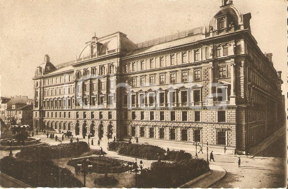 Cartolina originale da collezione 1931 TRIESTE Palazzo delle Poste Cartolina FP VG 1