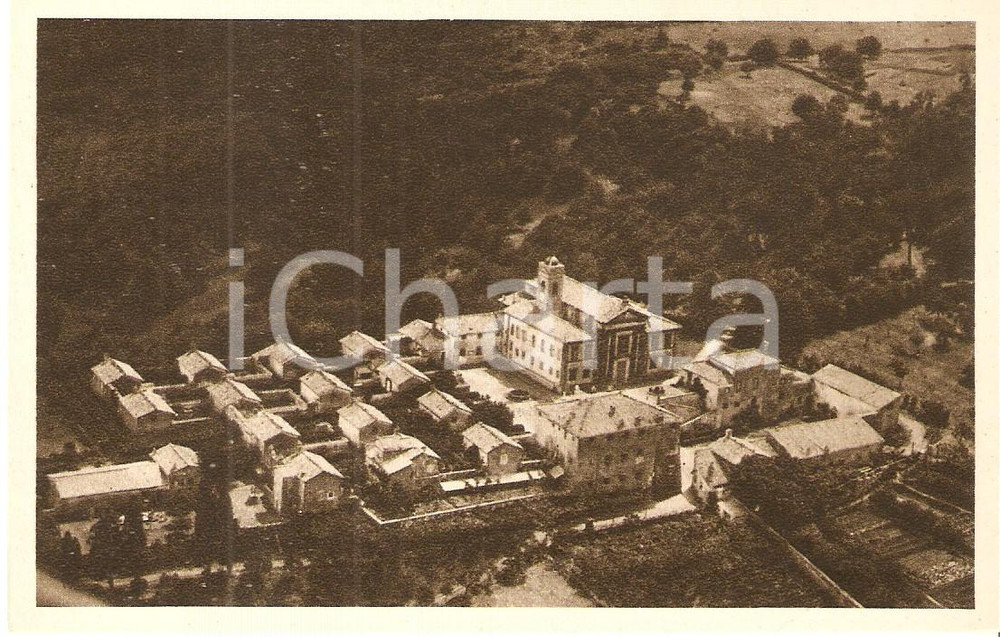 Cartolina originale da collezione 1940 ca FRASCATI RM Sacro Eremo Tuscolano  Veduta dall alto Cartolina FP NV 1