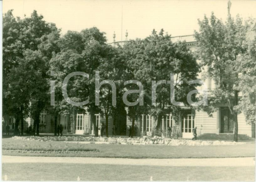 Fotografia d epoca originale 1963 MILANO SAN SIRO Facciata Ippodromo del galoppo Fotografia cm 10 x 7 1