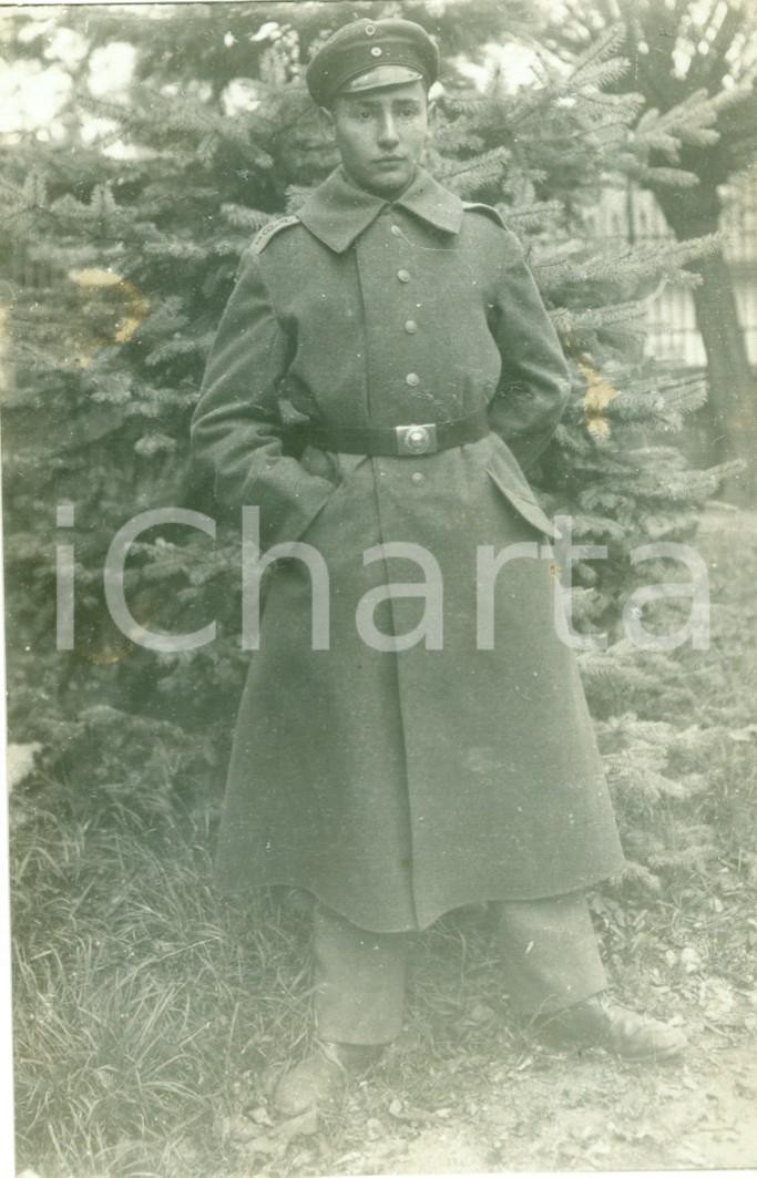 Fotografia d epoca originale 1916 HERMANNSTADT ROMANIA WWI Ufficiale tedesco in divisa Fotografia 1