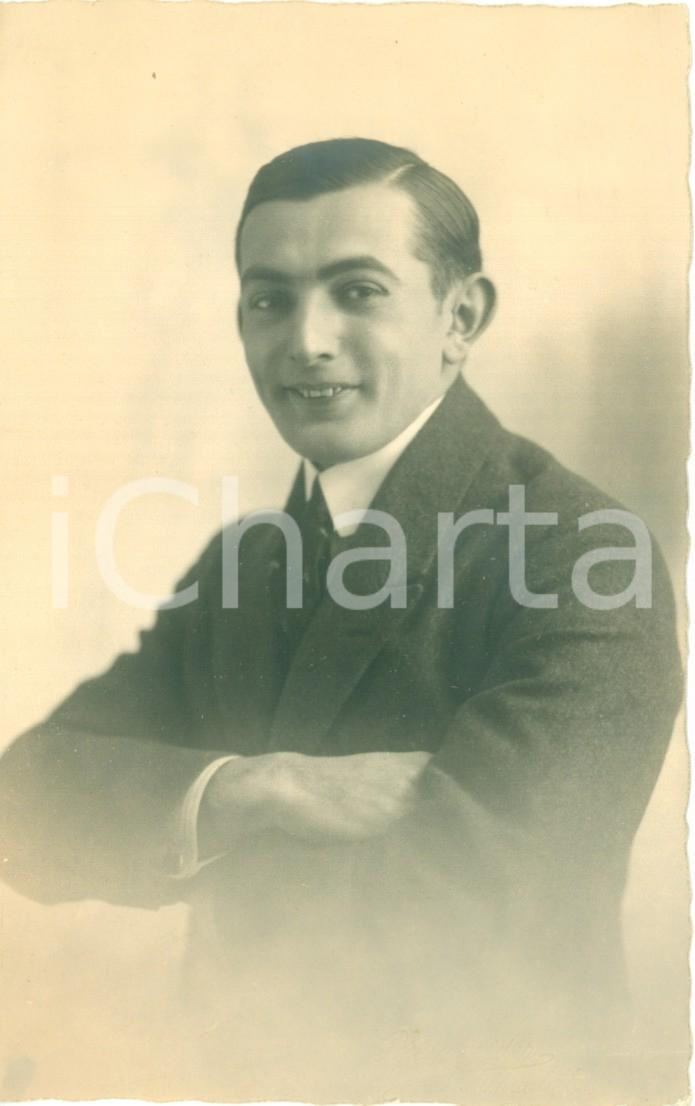 Fotografia d epoca originale 1925 BERLIN DE Ritratto ex ufficiale in abiti civili Foto Atelier PFLUGFELDER 1