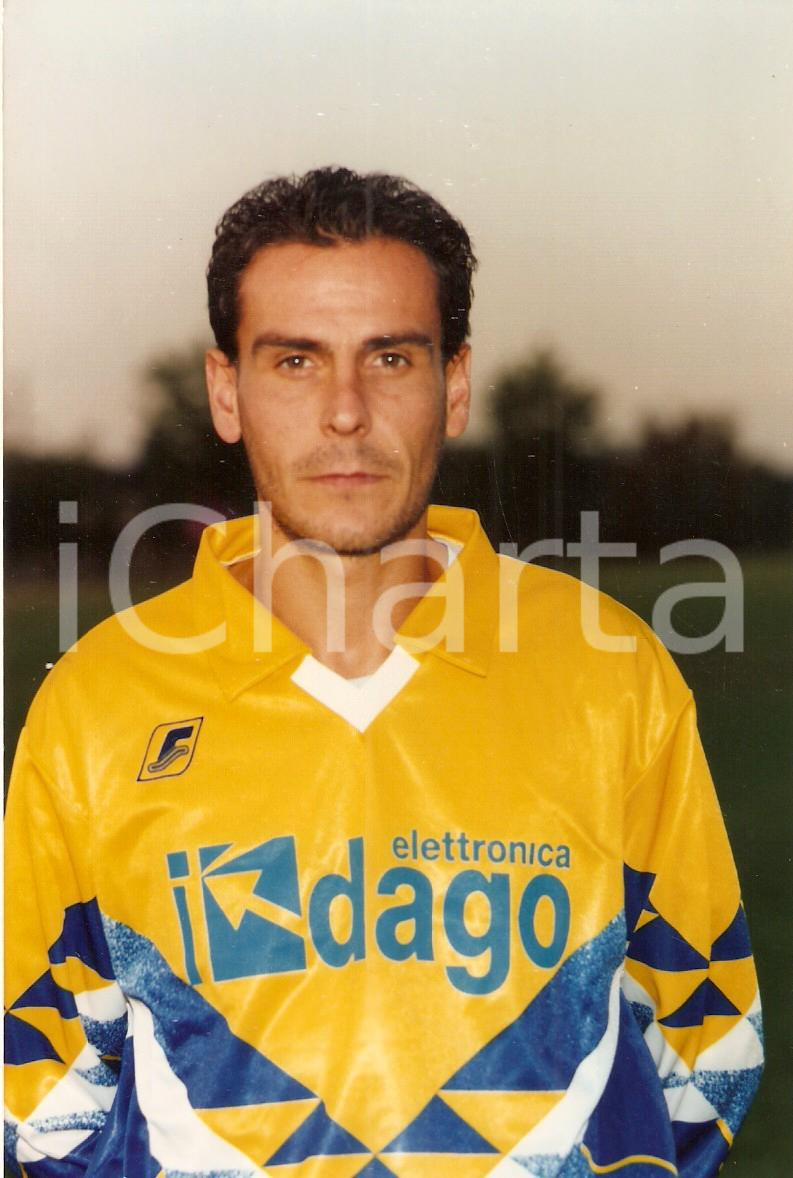 Fotografia d epoca originale 1990 ca FRATTE ROSA PU Calcio Alessandro SORCINELLI Ritratto Fotografia 1