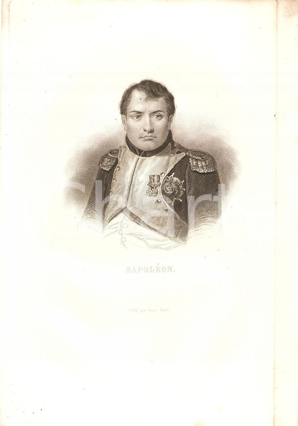 Stampa, bozzetto originale 1879 HISTOIRE DE FRANCE Portrait NapolÃ©on BONAPARTE Stampa 1