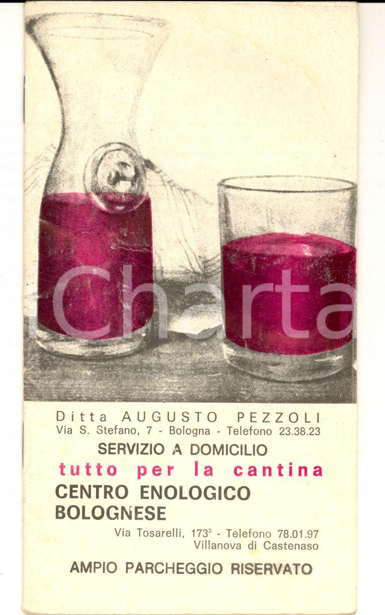 Materiale pubblicitario d’epoca 1981 BOLOGNA Ditta Augusto PEZZOLI Guida del cantiniere ILLUSTRATA 24 pp. 1