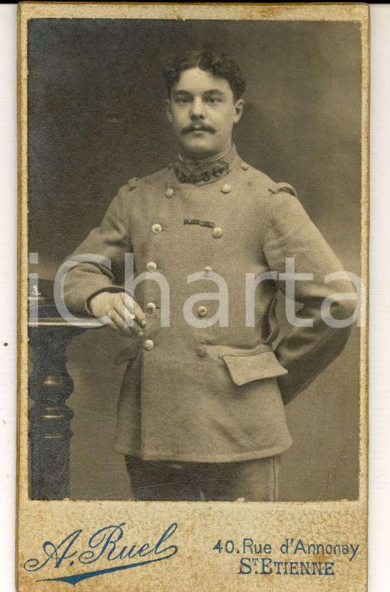 Fotografia d epoca originale 1900 SAINTETIENNE ARMEE DE TERRE Officier 36e rÃ©giment infanterie Photo RUEL 1