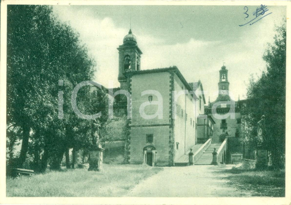 Cartolina originale da collezione 1940 ca SANTUARIO DI MONTESENARIO FI Panorama con il Torrino Cartolina FP NV 1