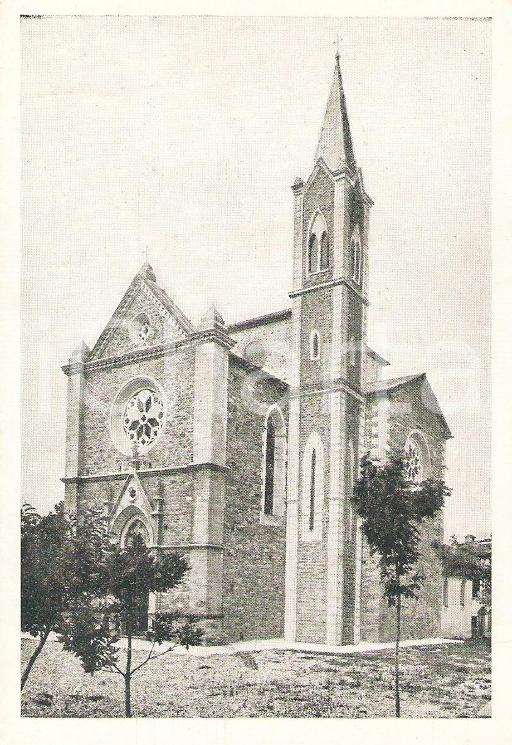 Cartolina originale da collezione 1955 ca DOVADOLA FC Eremo di MONTEPAOLO Santuario Sant Antonio da Padova 1