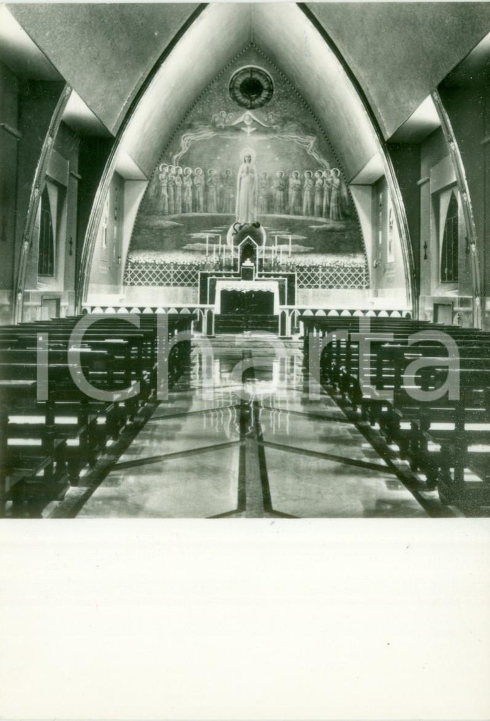 Cartolina originale da collezione 1960 ca BUROLO TO Cappella del Noviziato Suore di caritÃ  Cartolina FP NV 1