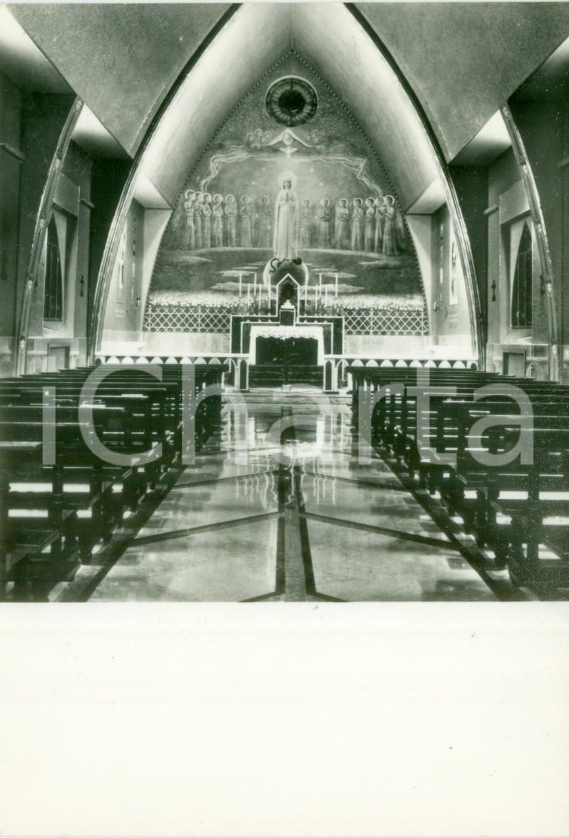 Cartolina originale da collezione 1960 ca BUROLO TO Cappella del Noviziato Suore di caritÃ  Cartolina FP NV 1