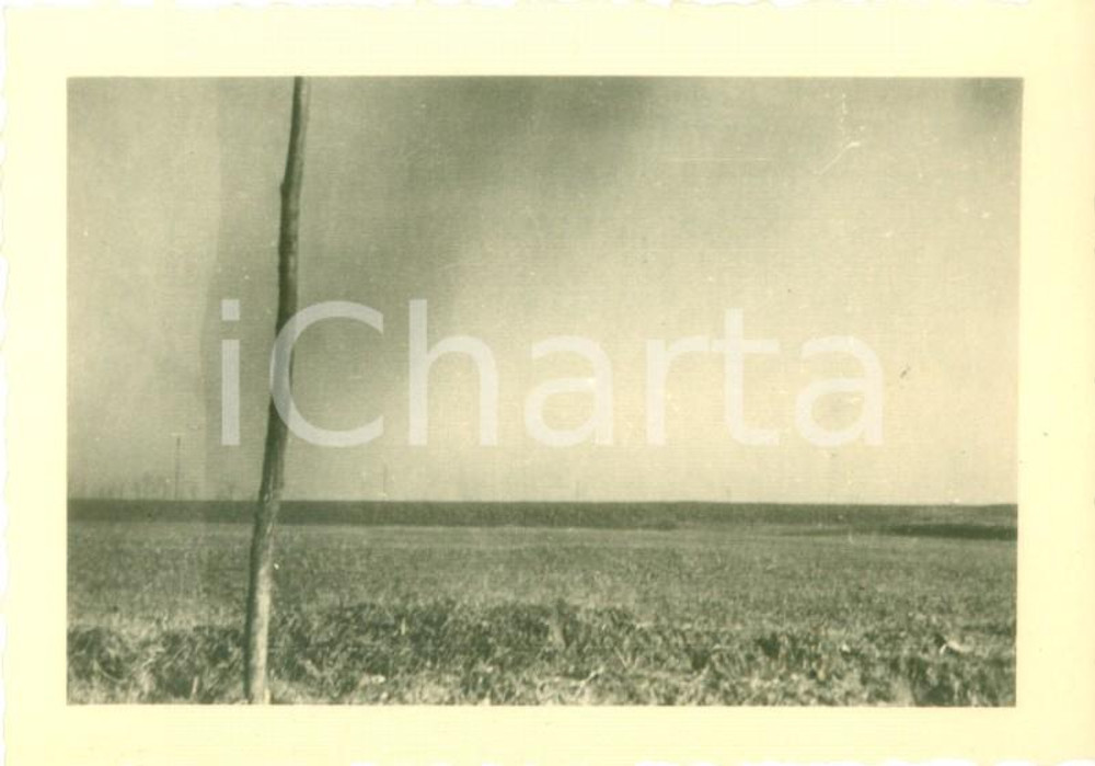 Fotografia d epoca originale 1951 ZINASCO PV Lavori di sistemazione Cascina CANTALUPA Foto cm 10 x 7 1