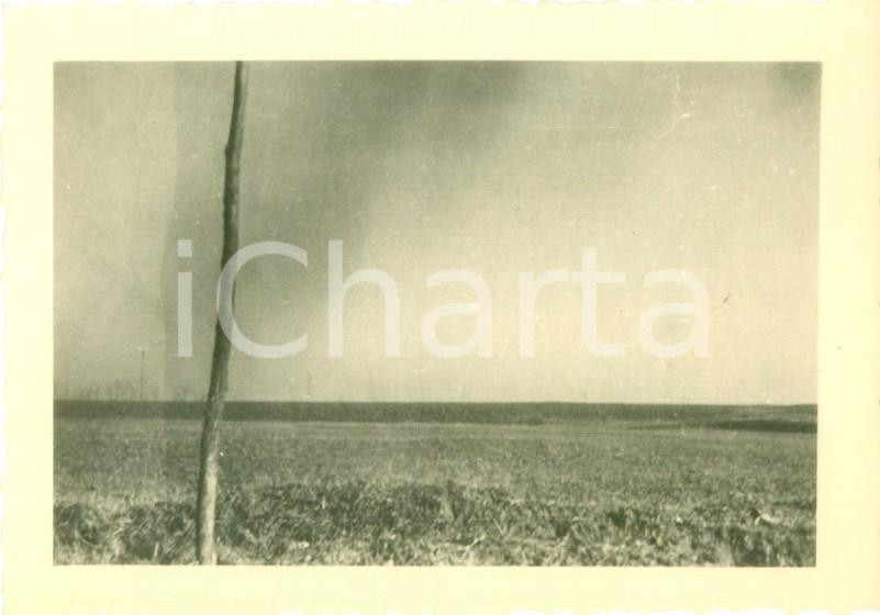 Fotografia d epoca originale 1951 ZINASCO PV Lavori di sistemazione Cascina CANTALUPA Foto cm 10 x 7 1