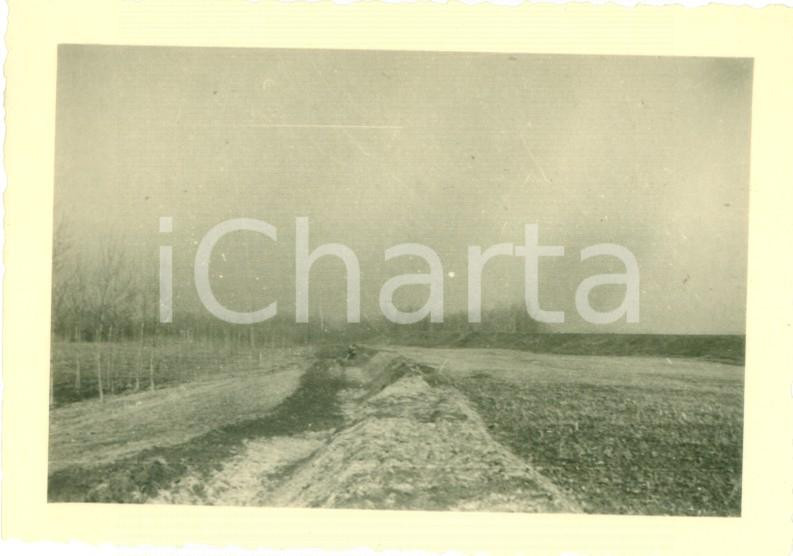 Fotografia d epoca originale 1951 ZINASCO PV Lavori di sistemazione Cascina CANTALUPA Fotografia 10 x 7 cm 1