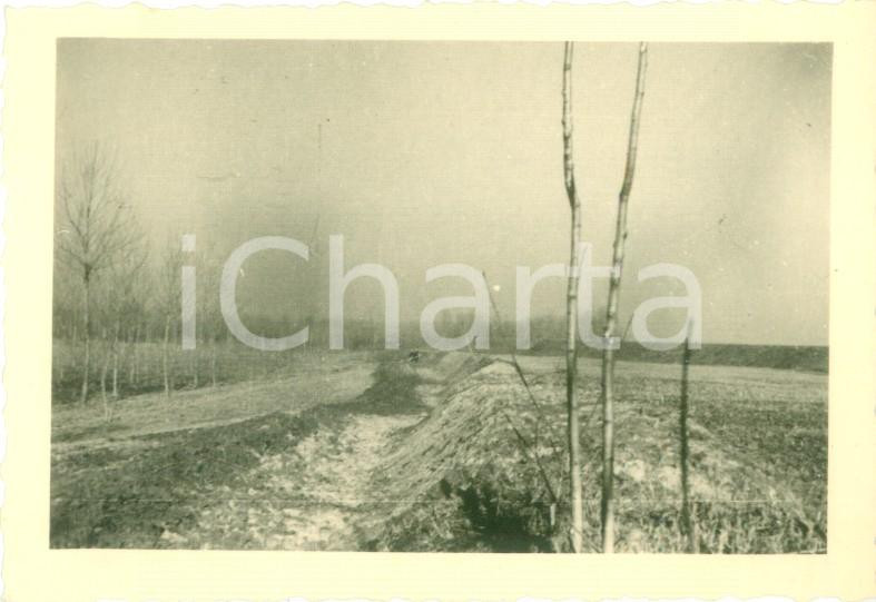 Fotografia d epoca originale 1951 ZINASCO PV Cascina CANTALUPA prima della sistemazione Foto cm 10 x 7 1