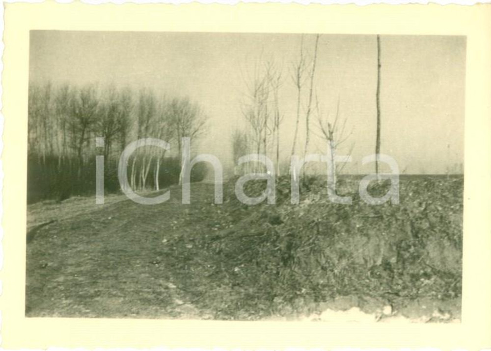 Fotografia d epoca originale 1951 ZINASCO PV Lavori di sistemazione Cascina CANTALUPA Fotografia cm 10 x 7 1