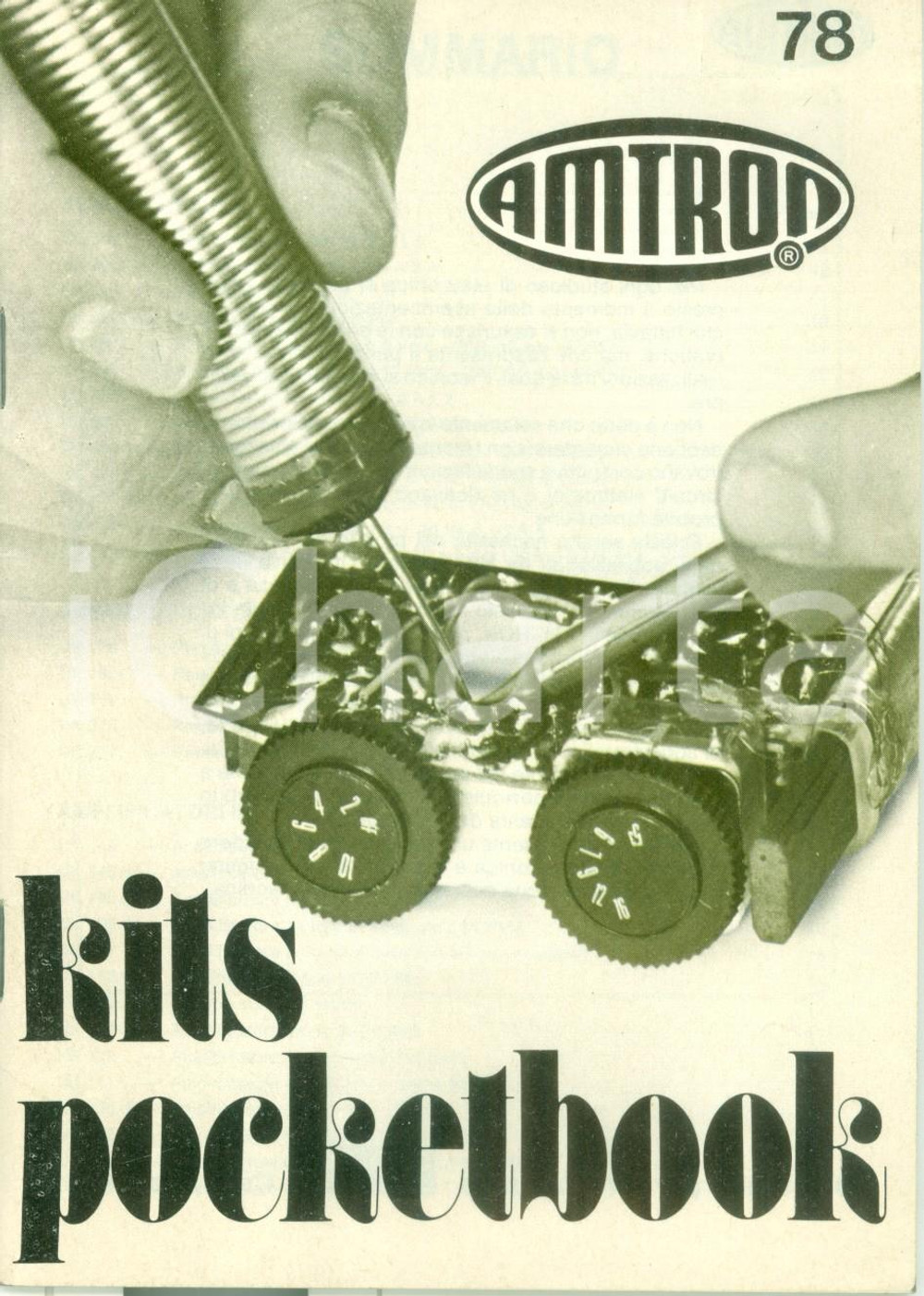 1980 ca MILANO Kits pocketbook AMTRON Catalogo ILLUSTRATO n. 12