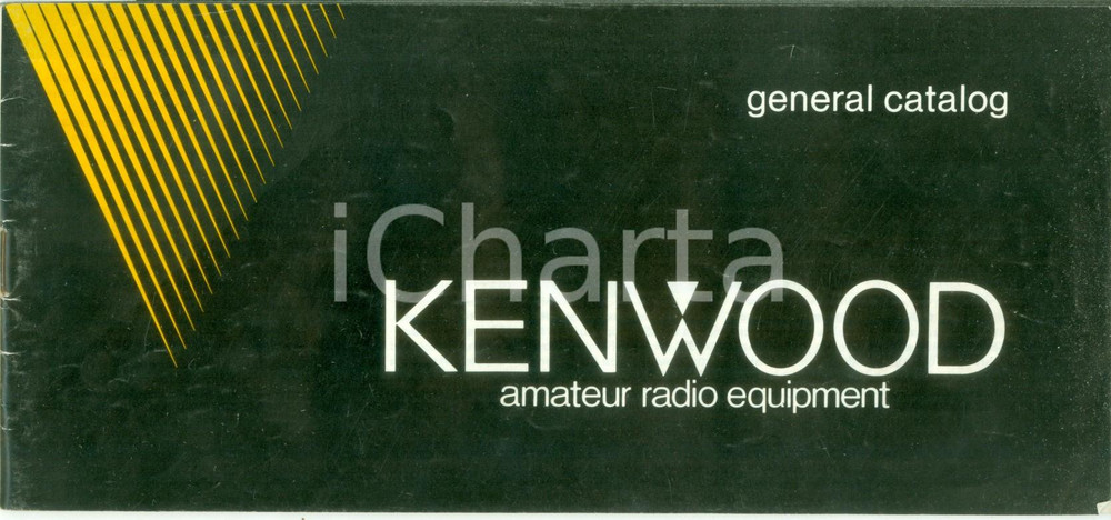 Materiale pubblicitario d’epoca 1982 KENWOOD Amateur radio equipment  Catalogo generale ILLUSTRATO 1