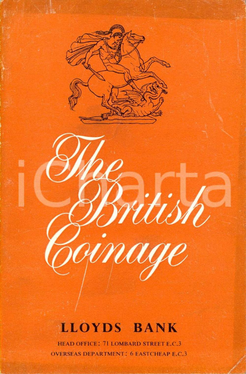 Materiale pubblicitario d’epoca 1960 LONDON UK LLOYDS BANK PLC. The British coinage Opuscolo ILLUSTRATO 1