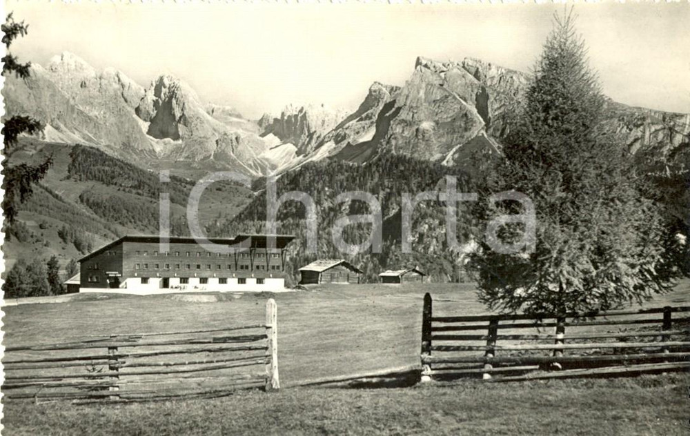 Cartolina originale da collezione 1952 SANTA CRISTINA VALGARDENA BZ Sport Hotel sul Monte PANA Cartolina FP VG 1