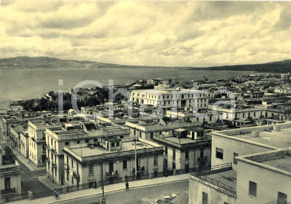 Cartolina originale da collezione 1955 REGGIO CALABRIA Veduta panoramica della cittÃ  Cartolina postale FG VG 1