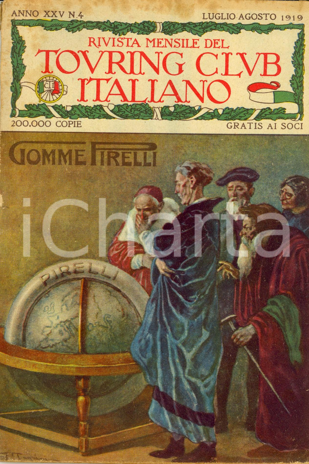 Giornale, rivista storica 1919 TOURING CLUB ITALIANO ALBEROBELLO singolare paese d ITALIA Anno XXV nÂ°78 1