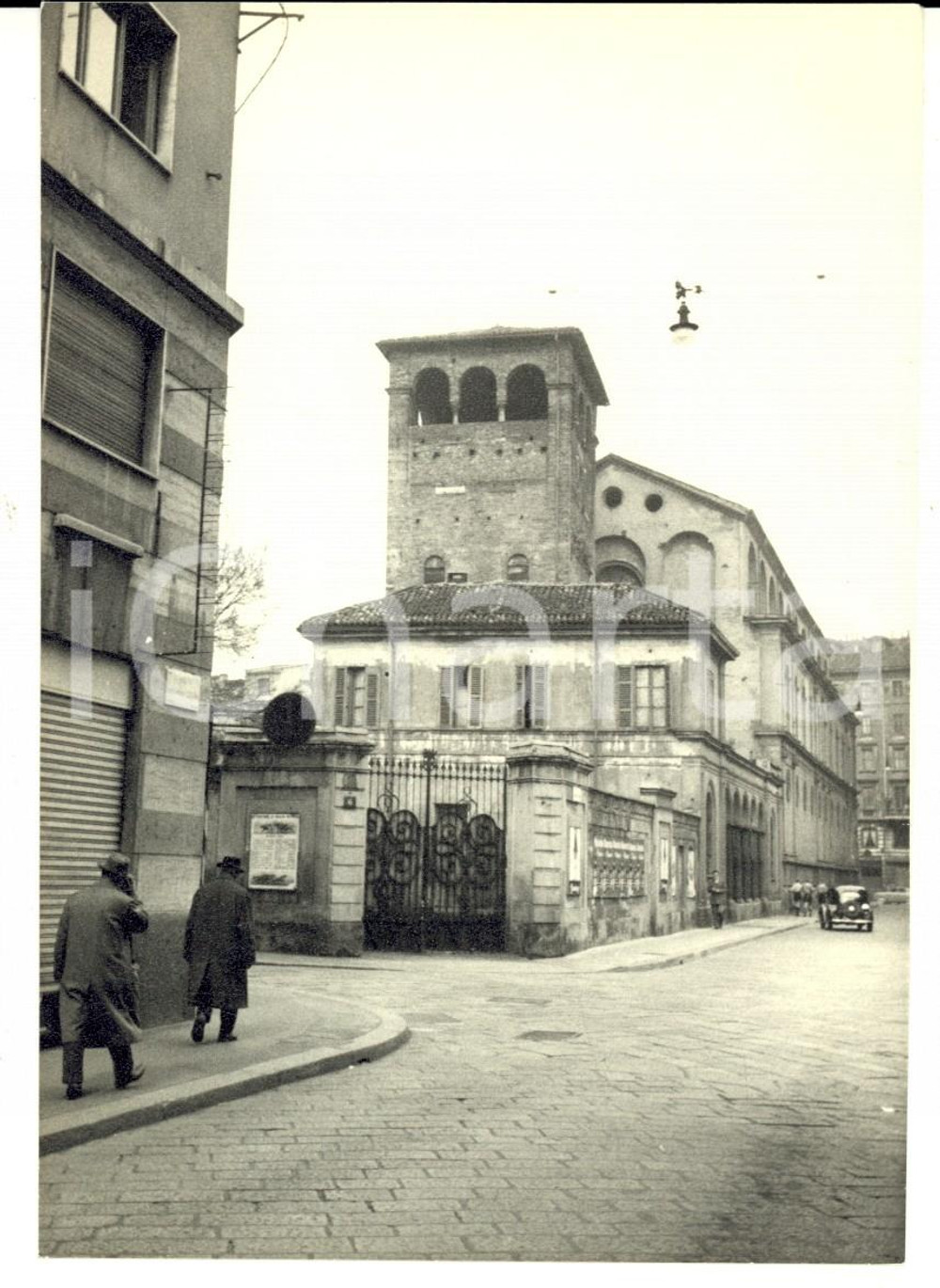 Fotografia d epoca originale 1956 MILANO via LUINI  Chiesa SAN MAURIZIO al Monastero Maggiore Foto ARTISTICA 1