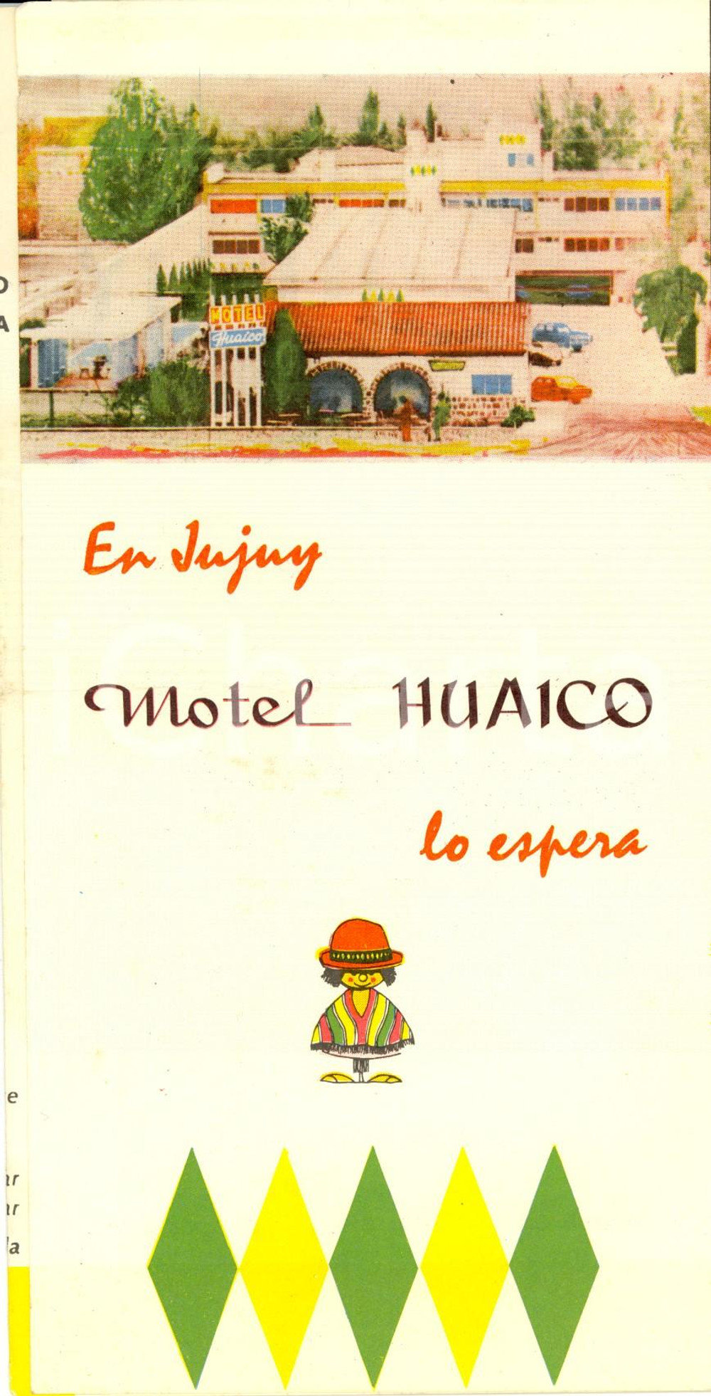 Materiale pubblicitario d’epoca 1960 ca SAN SALVADOR DE JUJUY ARGENTINA Opuscolo turistico con elenco alberghi 1
