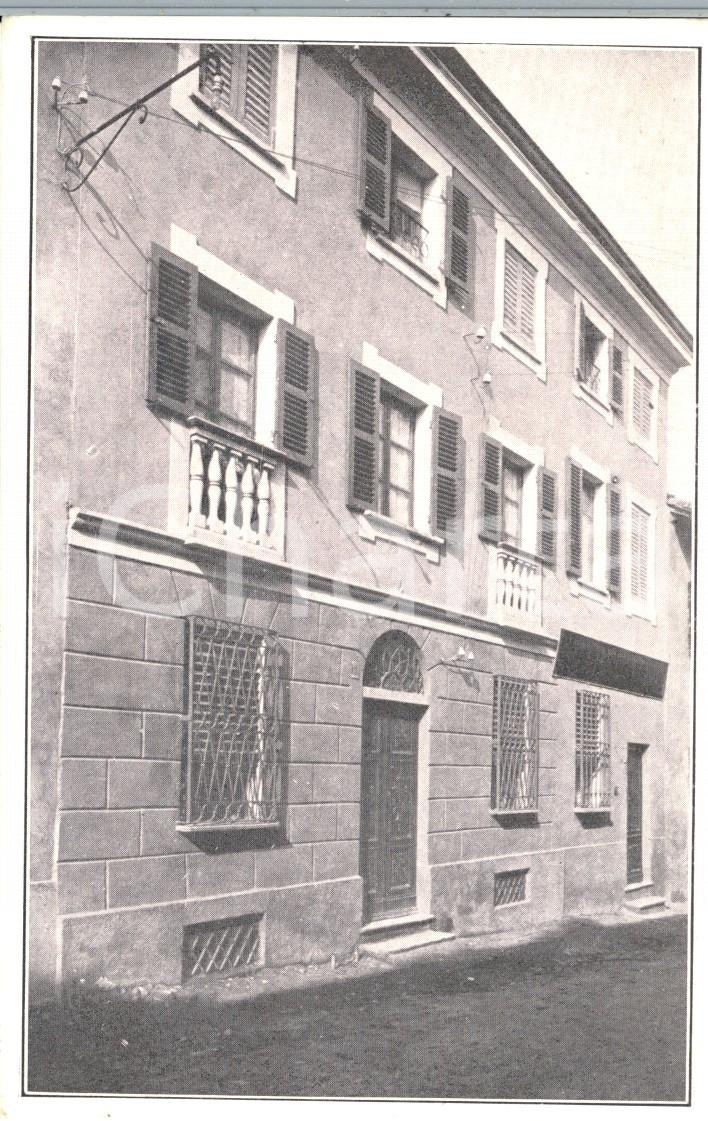 Cartolina originale da collezione 1950 ca OZZANO MONFERRATO AL Casa MONTAROLO  Filiale Banca Agricola Italiana 1