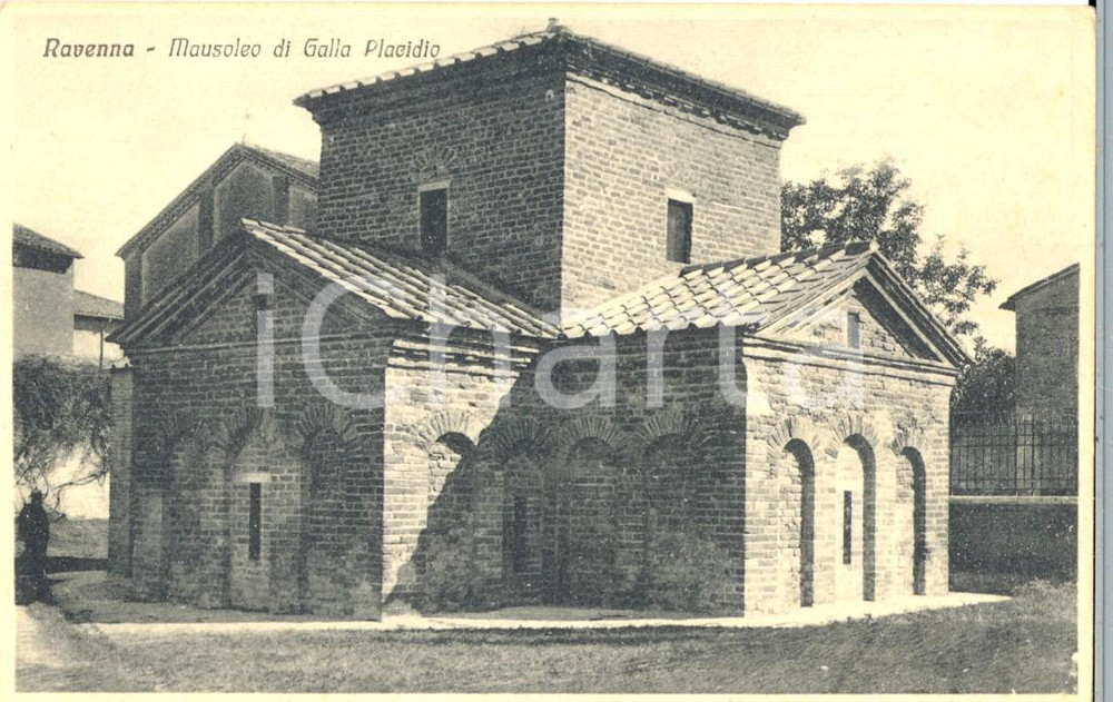 Cartolina originale da collezione 1930 ca RAVENNA Il mausoleo di GALLA PLACIDIA Cartolina postale FP NV 1