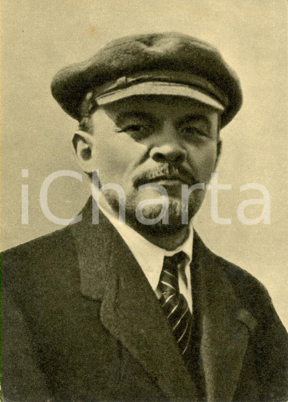 Cartolina originale da collezione 1969 MOSCA Propaganda URSS Vladimir Ilic ULJANOV LENIN nel 1920 Ristampa 1