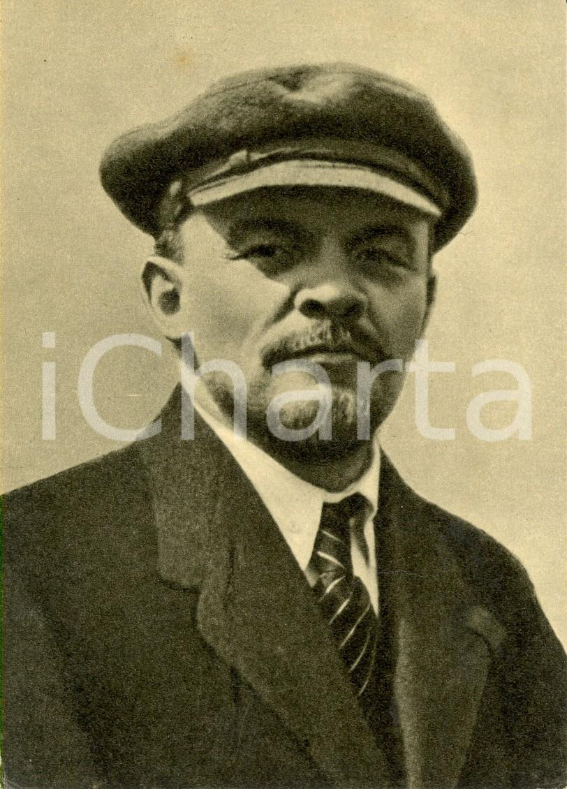 Cartolina originale da collezione 1969 MOSCA Propaganda URSS Vladimir Ilic ULJANOV LENIN nel 1920 Ristampa 1