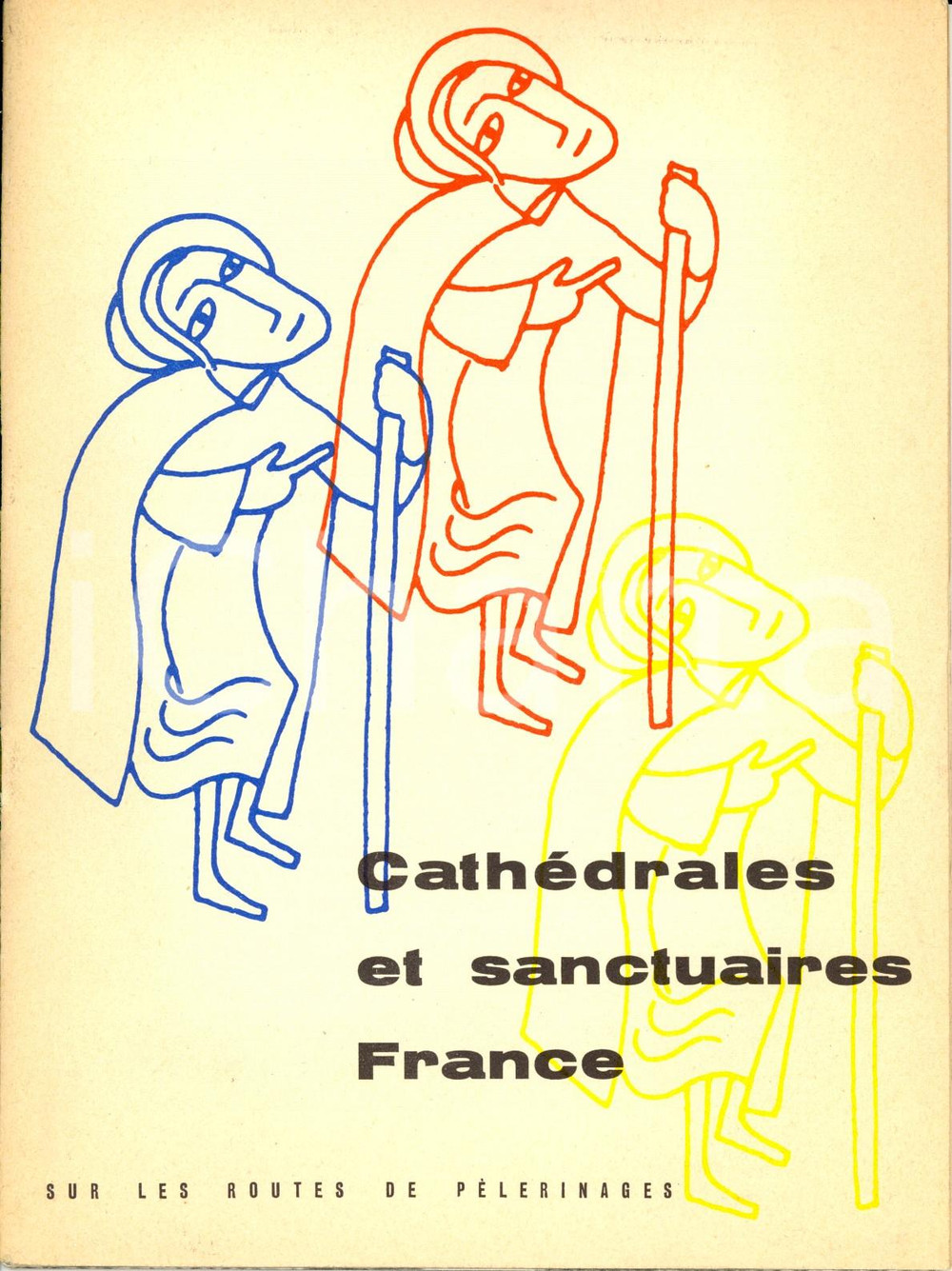 Materiale pubblicitario d’epoca 1960 ca FRANCE CathÃ©drales et sanctuaires franÃ§aises Opuscolo FOTOGRAFICO 1