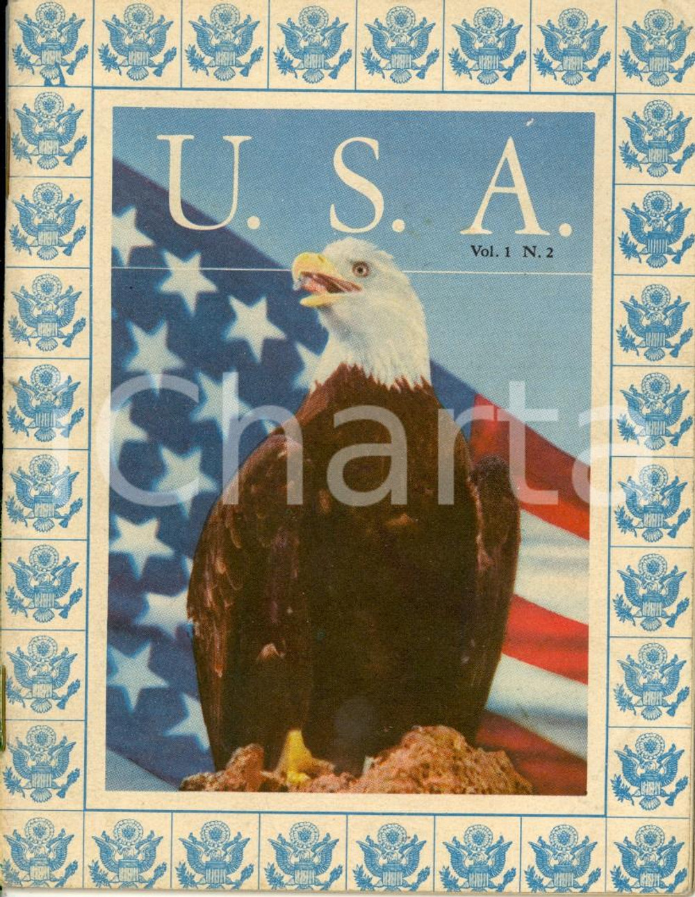 Libro, pubblicazione d epoca 1943 ca USA Quadro in miniatura dell AMERICA e americani in guerra Vol. 1 nÂ° 2 1