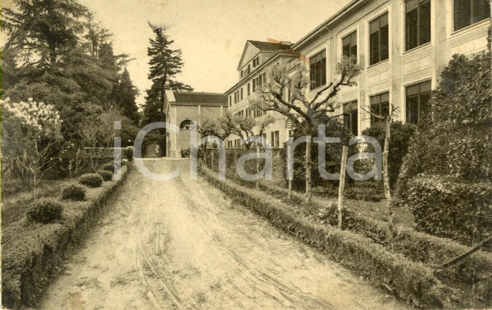 Cartolina originale da collezione 1920 ca MUZZANO BIELLESE BI Scuola apostolica Missioni COMPAGNIA GESU  FP VG 1