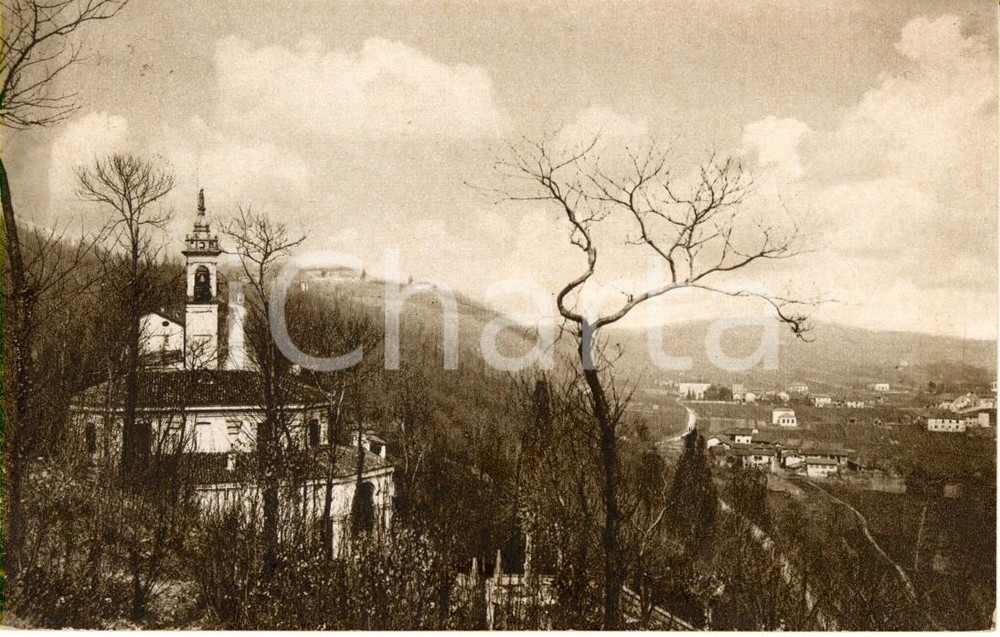 Cartolina originale da collezione 1950 IMBERSAGO LC Il Santuario della MADONNA DEL BOSCO Cartolina postale FP VG 1