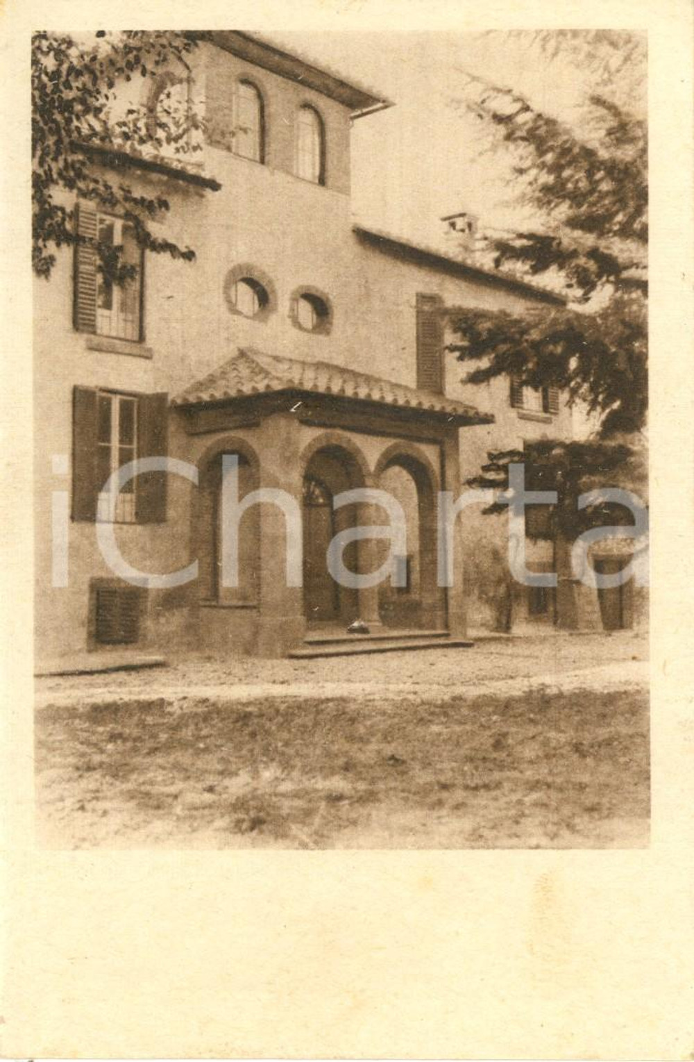 Cartolina originale da collezione 1930 ca MARSCIANO PG Villa ROMANELLI a BADIOLA in localitÃ  CIMA ALTA FP NV 1