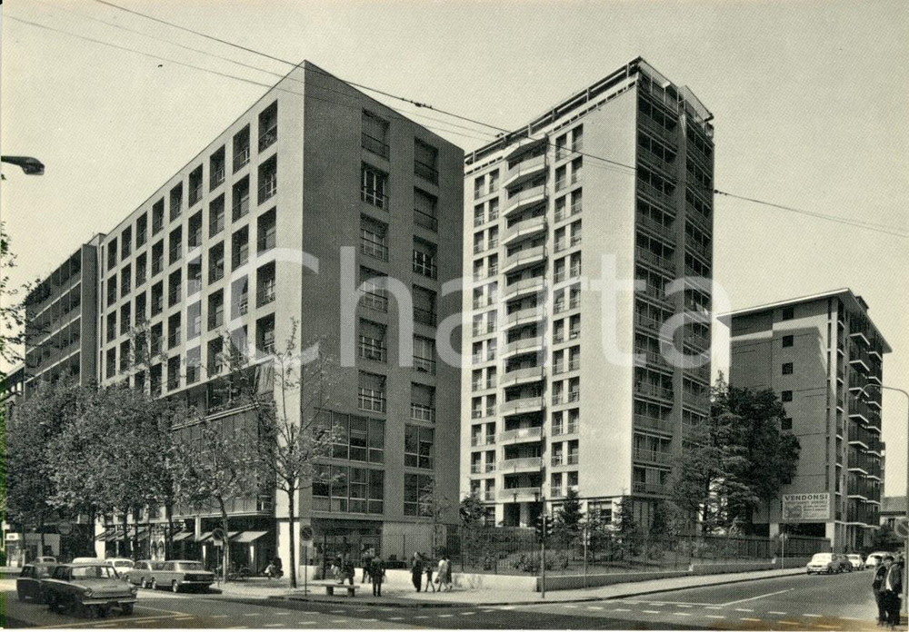 Cartolina originale da collezione 1960 ca SESTO SAN GIOVANNI MI Caseggiati in viale fratelli CASIRAGHI FG NV 1