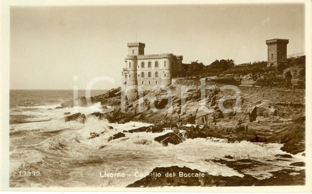 Cartolina originale da collezione 1930 ca LIVORNO Veduta del Castello del BOCCALE ad ANTIGNANO Cartolina FP NV 1