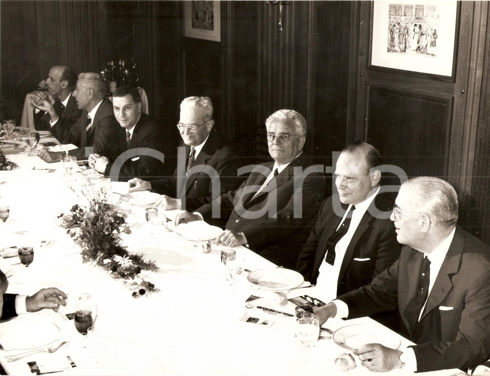 Fotografia d epoca originale 1962 MILANO Congresso Internazionale CARBION Cena di gala dirigenti Fotografia 1