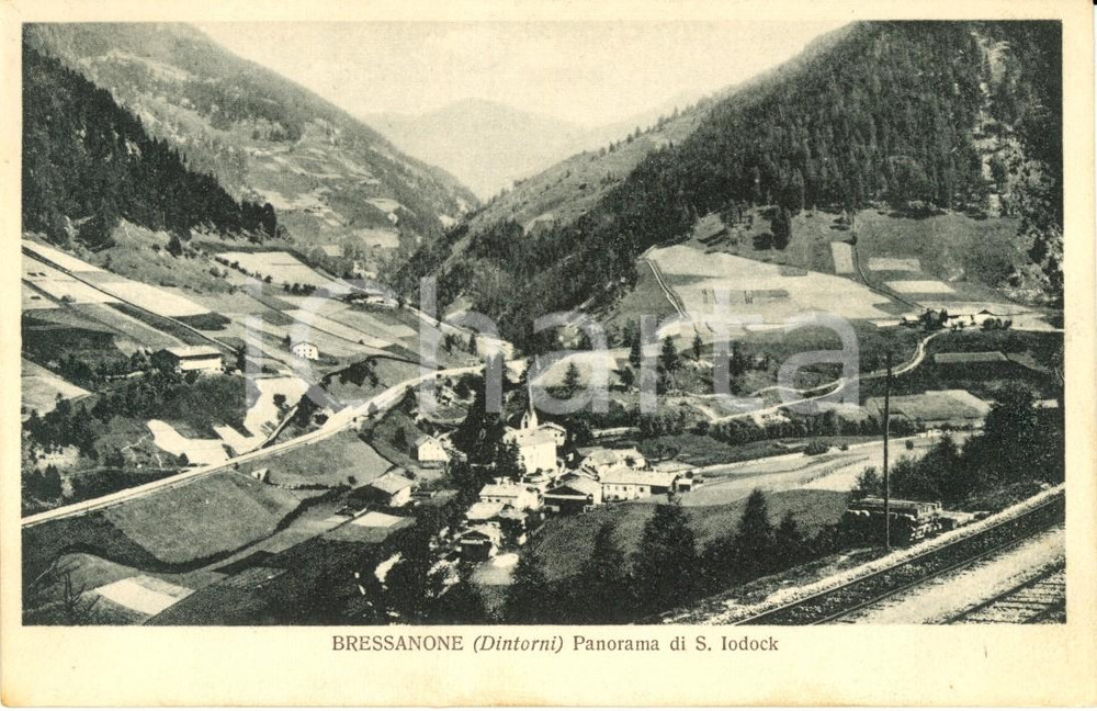 Cartolina originale da collezione 1916 SANKT IODOCK AUSTRIA Veduta panoramica del paese Cartolina FP NV 1