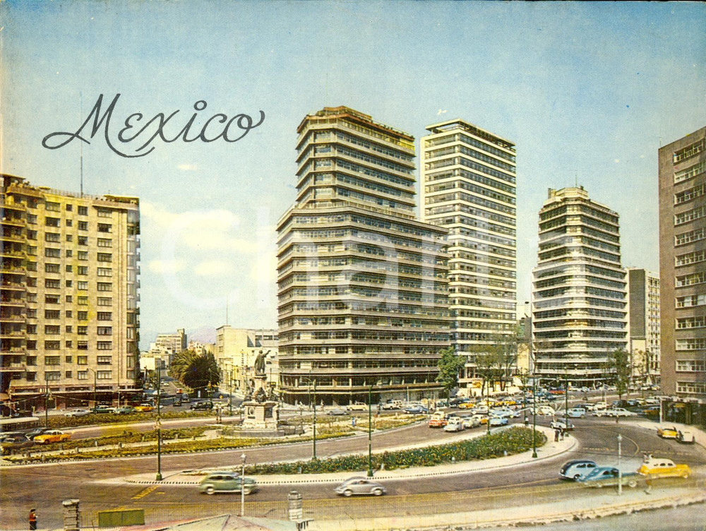 Materiale pubblicitario d’epoca 1955 ca CITTA  DEL MESSICO La Ciudad Universitaria Opuscolo ILLUSTRATO 1