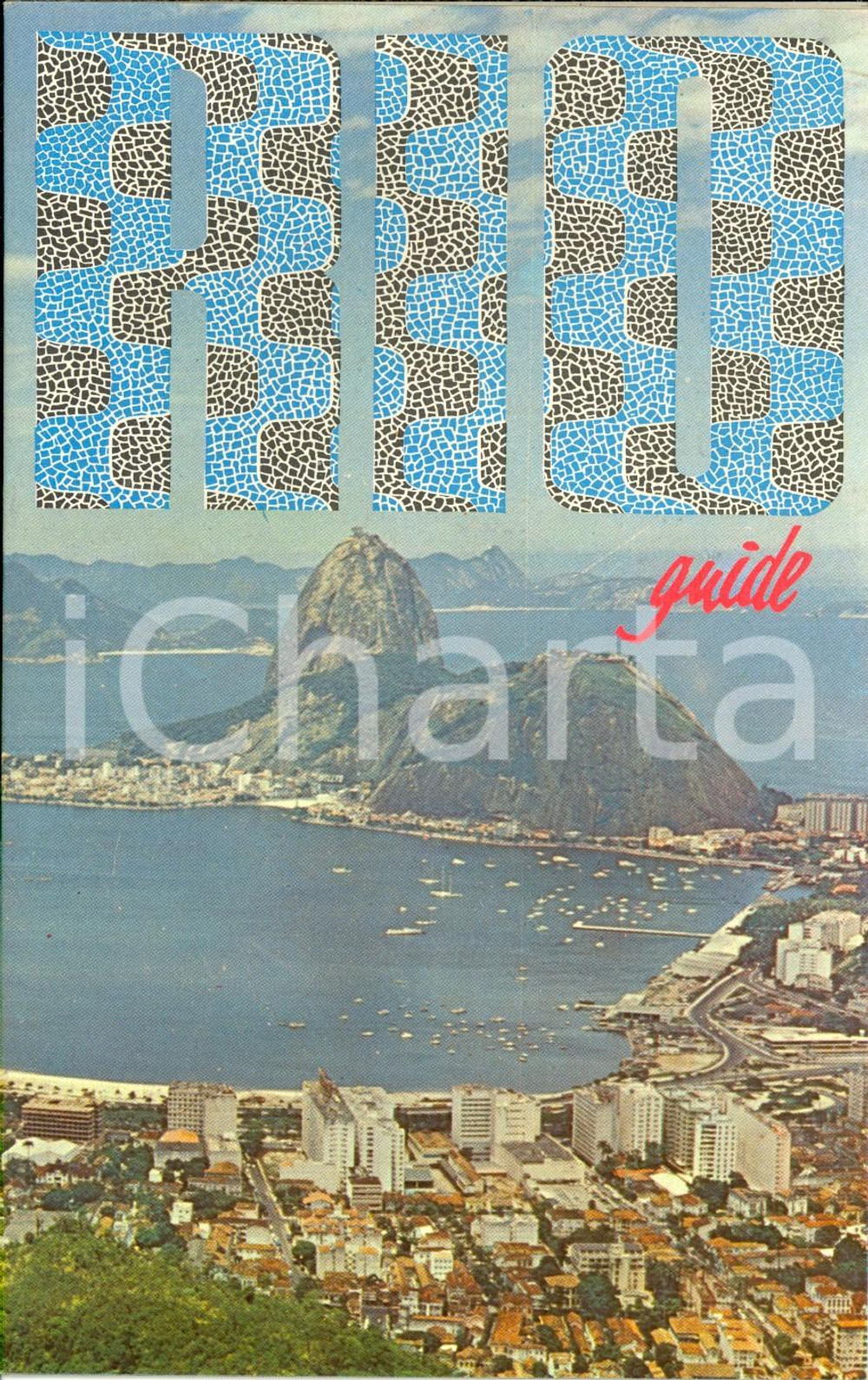 Materiale pubblicitario d’epoca 1970 ca RIO DE JANEIRO BRASIL Guide Opuscolo pubblicitario H. STERN con mappa 1