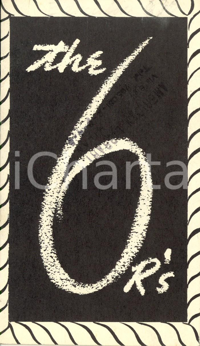 Libro, pubblicazione d epoca 1952 WASHINGTON The 6 R s Opuscolo FEDERAL SECURITY AGENCY OFFICE OF EDUCATION 1