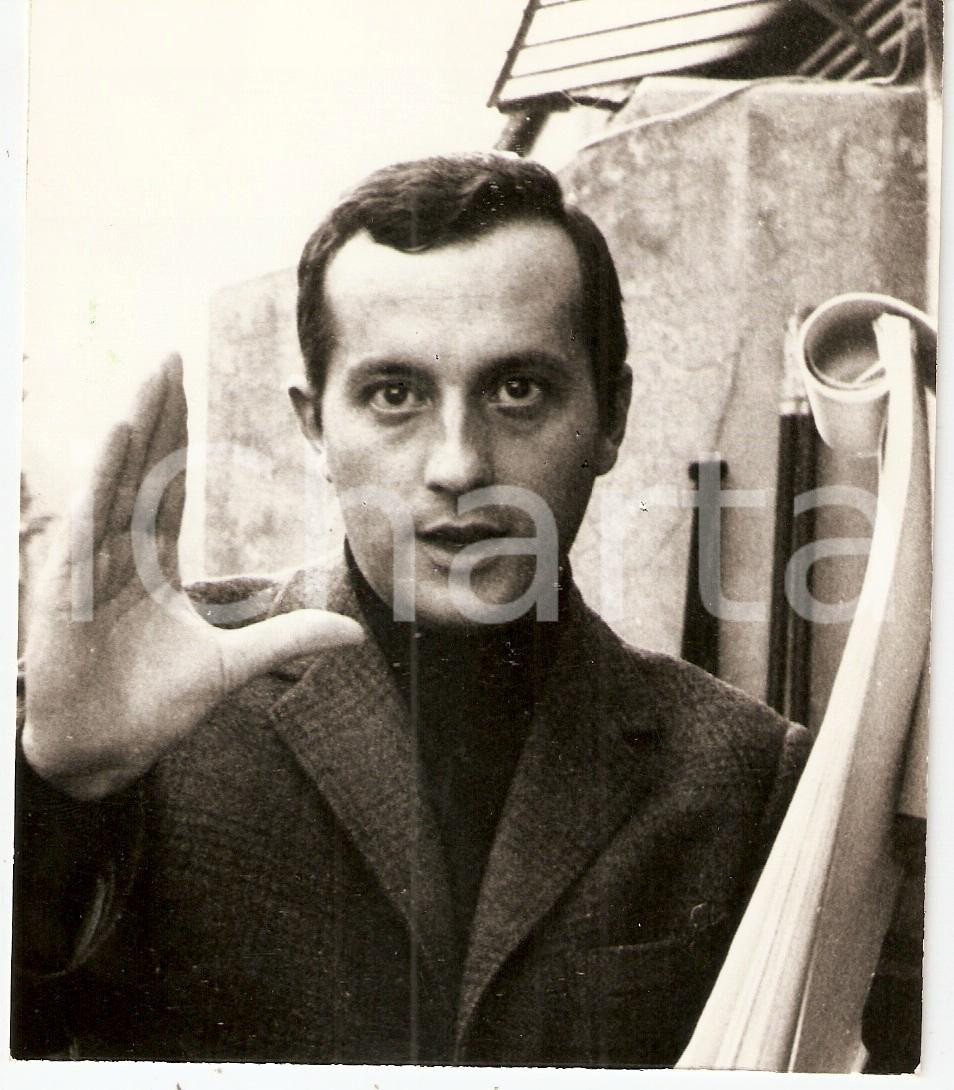 Fotografia d epoca originale 1970 ca CINEMA Piero SCHIVAZAPPA Ritratto del regista Fotografia 1