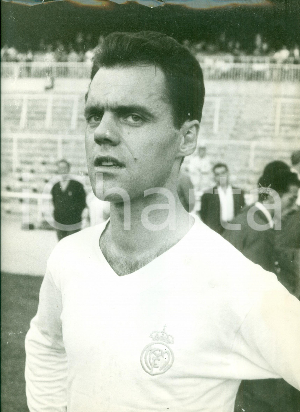 Fotografia d epoca originale 1966 CALCIO MONDIALI Centrocampista Lucien MULLER Fotografia 1