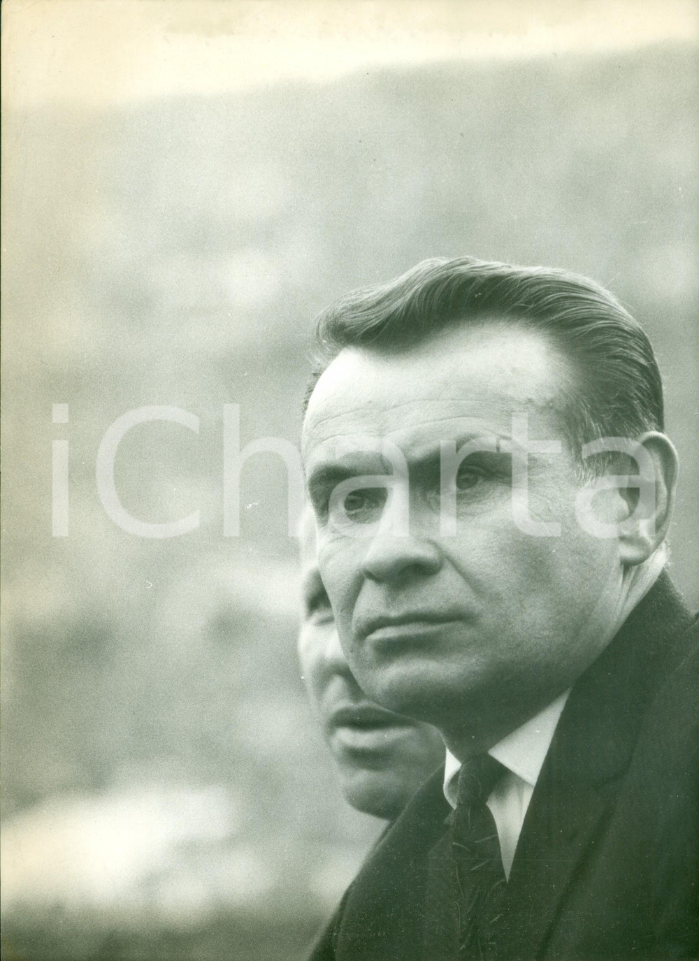 Fotografia d epoca originale 1980 ca RUSSIA Calcio Konstantin BESKOV allenatore SPARTAK MOSCA Fotografia 1