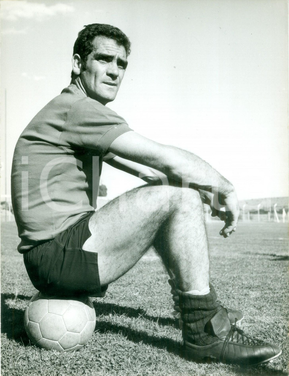 Fotografia d epoca originale 1974 URUGUAY Calcio Difensore Ignacio Luis UBINA Fotografia 1