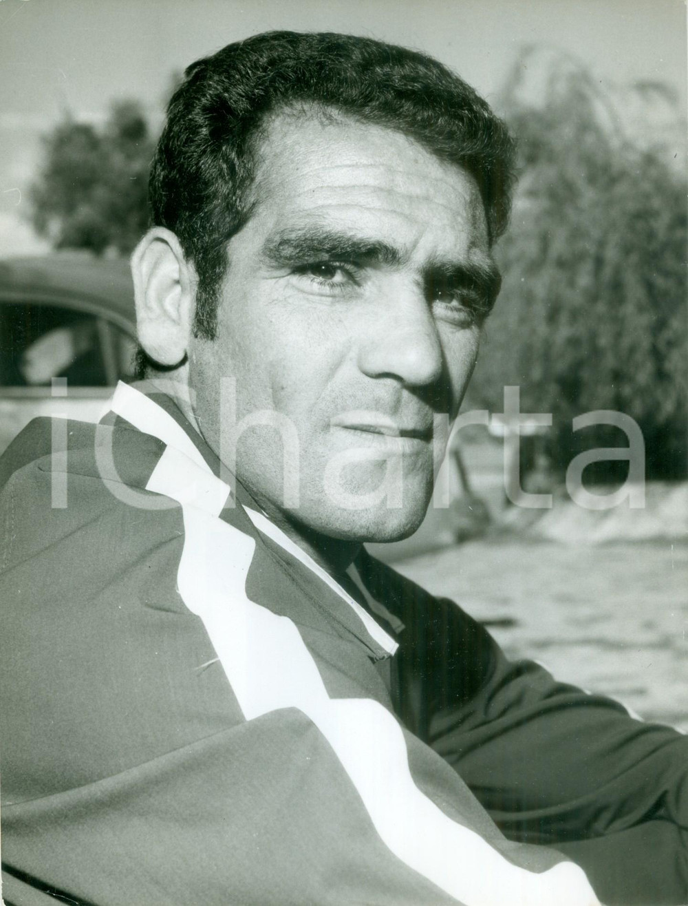 Fotografia d epoca originale 1974 URUGUAY Calcio Difensore Ignacio Luis UBINA Fotografia 1