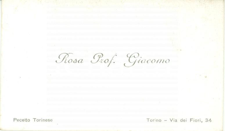 Autografo originale 1903 PECETTO TORINESE TO Giacomo ROSA invia giornali su colpo di Stato in SERBIA 1