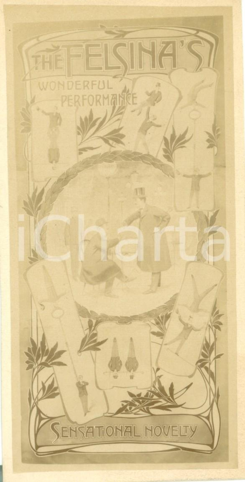 Materiale pubblicitario d’epoca 1930 ca BOLOGNA Libreria GARISENDA PubblicitÃ  FELSINA su carta fotografica 1